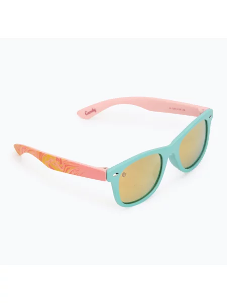 Gyerek napszemüveg Aztron Candy candy pink/twisty/polarized rainbow pink mir/grey.. Méret: OS szürke