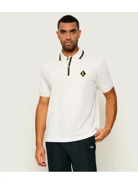 Tricou polo Lacoste clasic alb