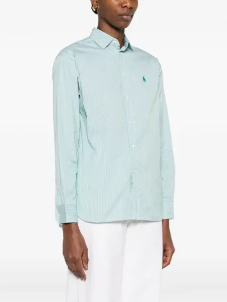 Cămașă Polo Ralph Lauren cu decolteu rotund roșu