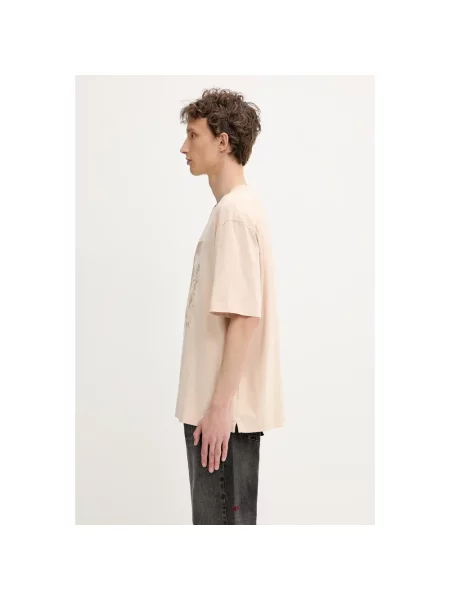 Koszulka Maison Kitsune beżowa