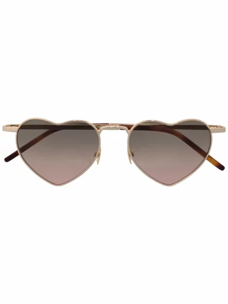 Sluneční brýle Saint Laurent Eyewear s přechodem barev zlaté