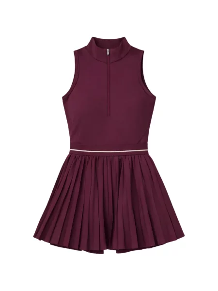 Plisuotas kostiumas klostuota suknelė Wilson violetinė