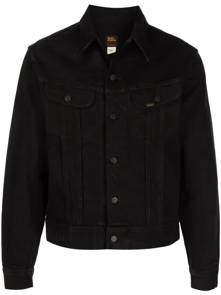 Geacă de blugi Ralph Lauren Rrl negru