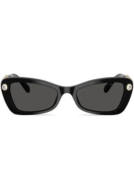 Ochelari de soare Swarovski de cristal negru