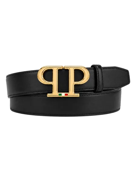 Pasek Philipp Plein z paskiem czarny