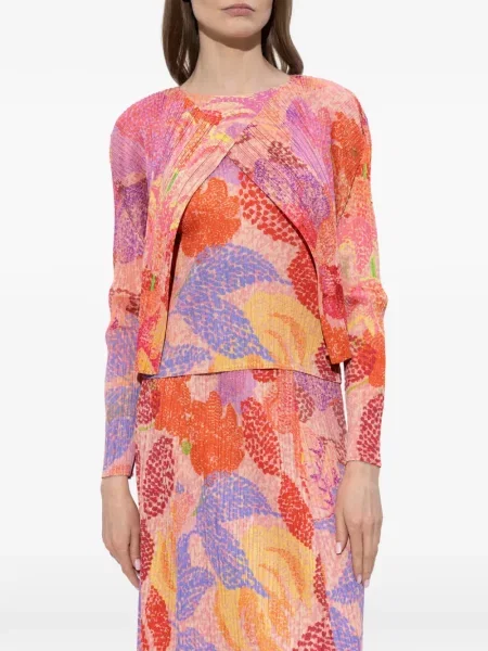 Jakna Pleats Please Issey Miyake ružičasta