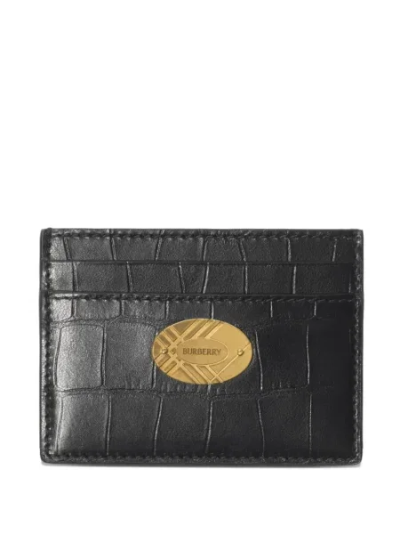 Pénztárca Burberry autogrammal fekete