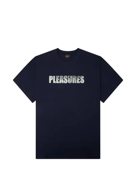 Tricou Pleasures cu imagine albastru