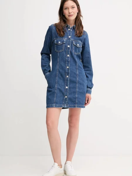 Мини джинсовое платье Pepe Jeans