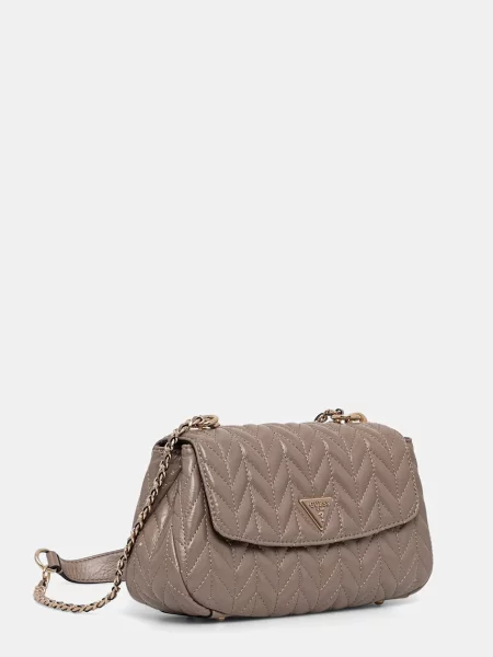 Кожаная сумка-багет Guess