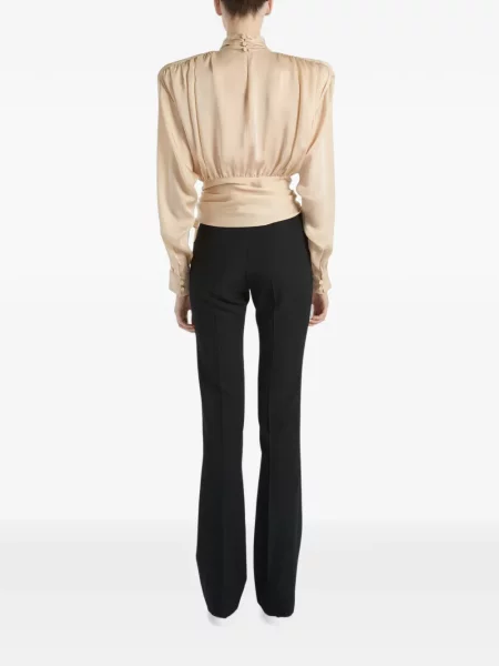Μεταξωτή μπλούζα Balmain γραβάτες