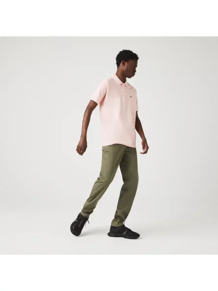 Lacoste Koszulka Polo Oryginał Petit Piqué różowa