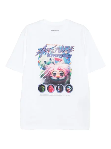Tricou Martine Rose cu imagine alb