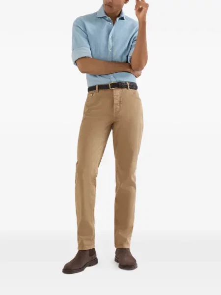 Ușor pantaloni Brunello Cucinelli cu 5 buzunare