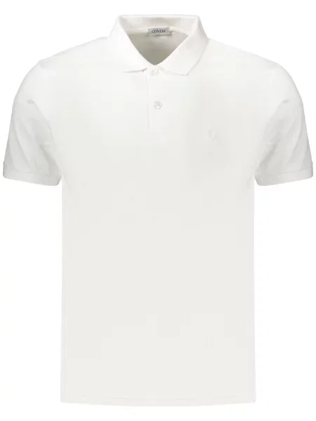 Tricou polo Coveri Moving alb