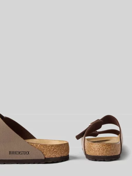 Klapki Birkenstock brązowe