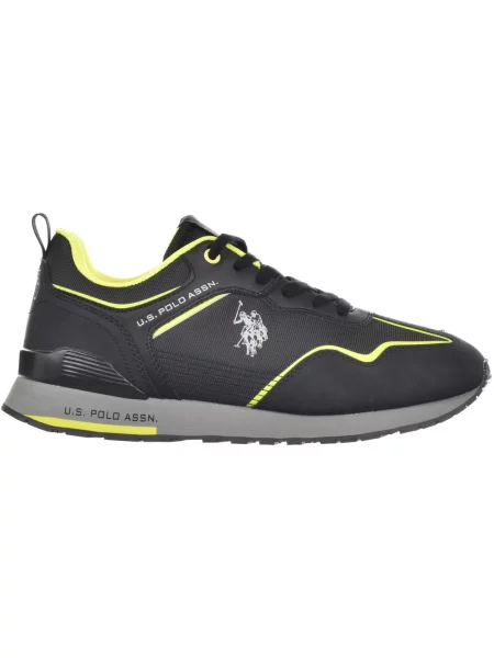 Sneakerși U.s. Polo Assn. cu toc jos negru