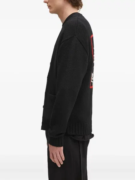 Cardigan Wacko Maria de lână negru