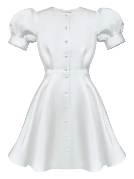 Rochie mini Post Meridiem de costum alb