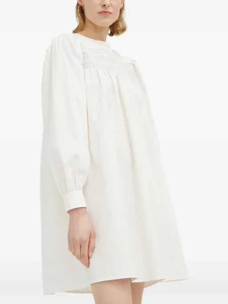 Rochie maxi Résumé lungă de costum alb