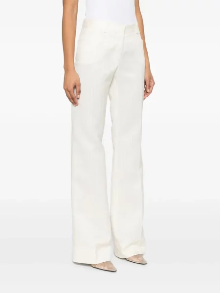 Pantaloni Tom Ford cu dungi alb