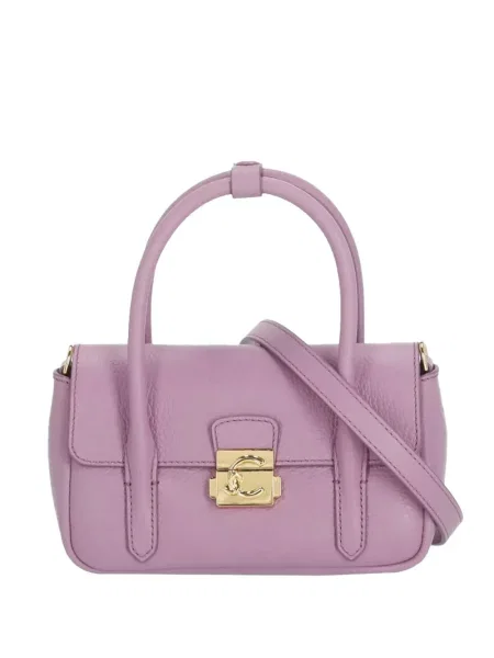 Geantă shopper Coccinelle din piele violet