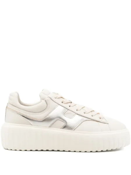 Sneakerși Hogan cu dungi cu platformă