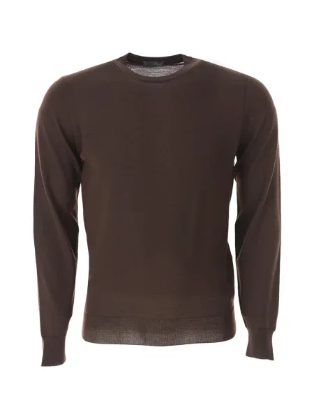 Sweter Drumohr brązowy