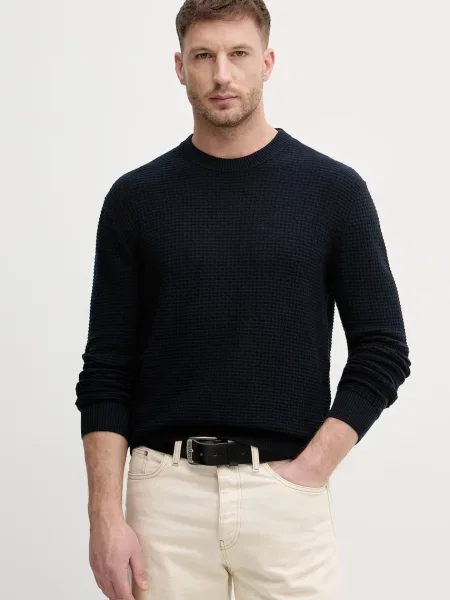 Sisley pulover z dodatkom volne modra
