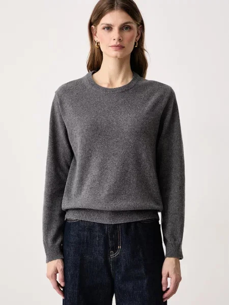 Haveone sweter z kaszmirem szary