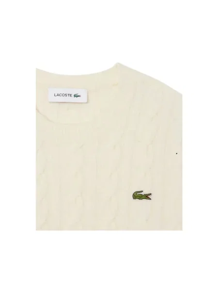 Lacoste Sweter beige beżowy