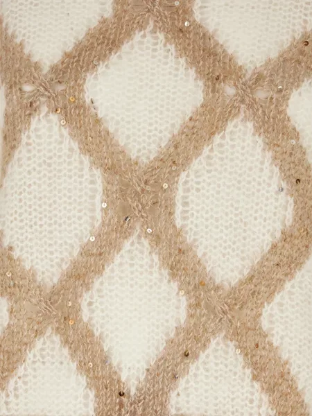 Πουλόβερ Panicale με παγιέτες argyle