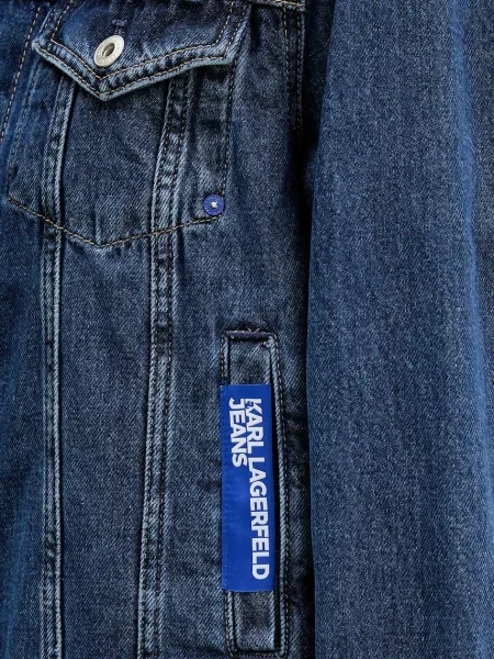 Джинсовая куртка Karl Lagerfeld Jeans синяя