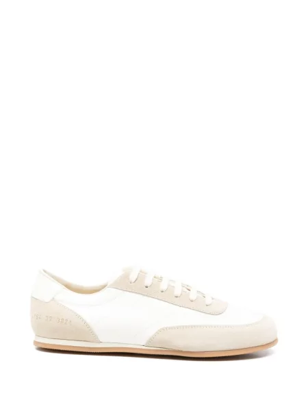 Sneakerși Common Projects cu șireturi din dantelă alb