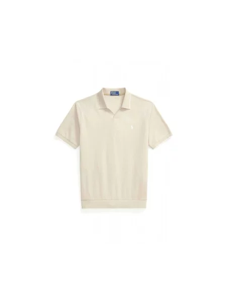 Polo Ralph Lauren JAQUARD PIQUE polo beżowa