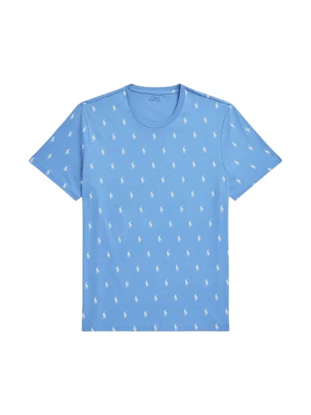 Polo Ralph Lauren Tricou albastru deschis alb