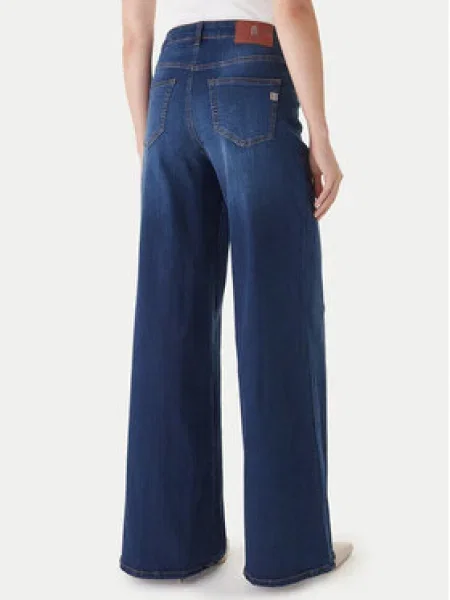 Fracomina Farmer Wide Leg sötétkék