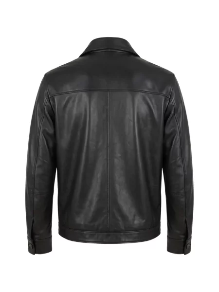Geanta de piele Tagliatore negru