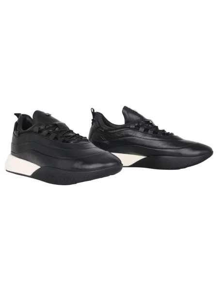 Sneakersy Högl zamszowe czarne