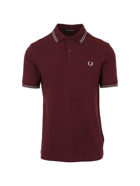 Tricou polo Fred Perry cu autograf roșu
