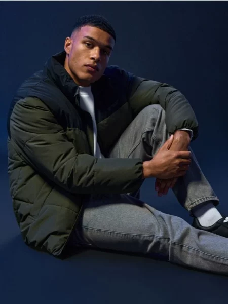 Sinsay Bunda puffer khaki