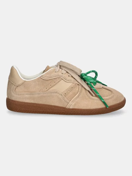 Замшеві кросівки Nokwol August August бежевий