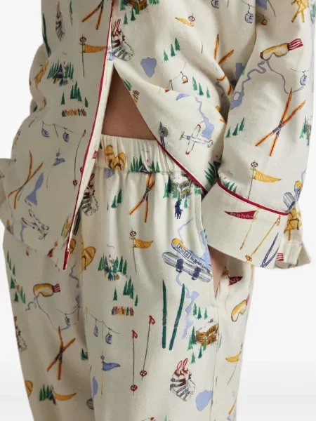 Șosete Polo Ralph Lauren cu 5 buzunare cu broderie tricotate albastru