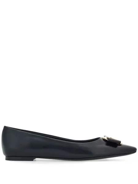 Balerini Ferragamo cu funde negru