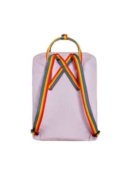 Plecak miejski Fjällräven Kanken Rainbow 16 l pastel lavender/ rainbow fioletowy