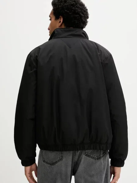 Bunda Tommy Jeans přechodná černá