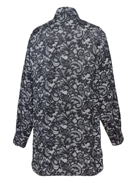 Cămașă Stella Mccartney cu imagine din dantelă negru