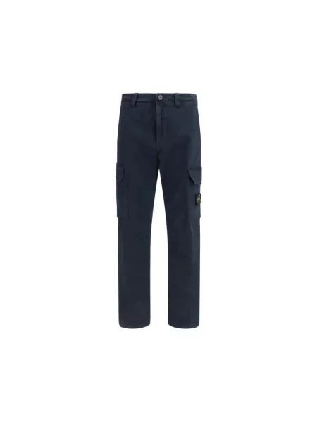 Spodnie Stone Island z kamieniami niebieskie
