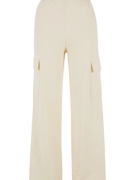 Pantaloni sport Urban Classics din material terry bej