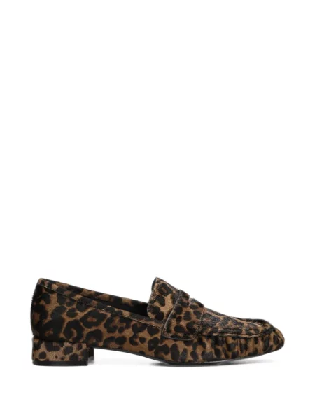 Pantofi loafer Bibi Lou cu imagine cu model leopard maro